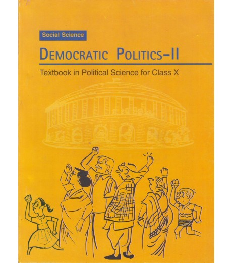 Democratic Politics II english Book for class 10 Published by NCERT of UPMSP UP State Board Class 10 - SchoolChamp.net